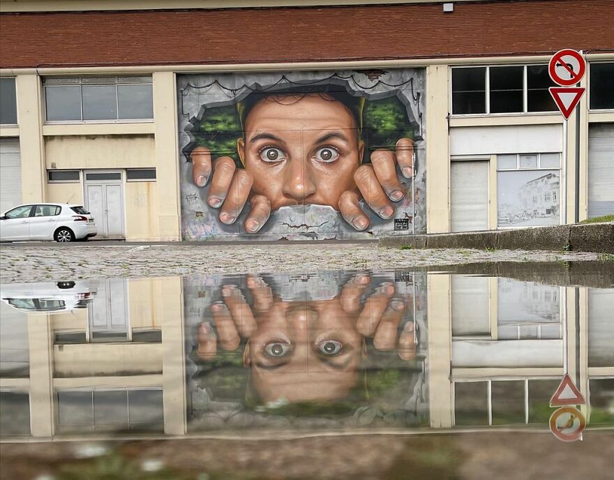 French Street Artist Occupies The Empty Spaces Of His City With His Amazing And Gigantic 3D Art (27 Pics)