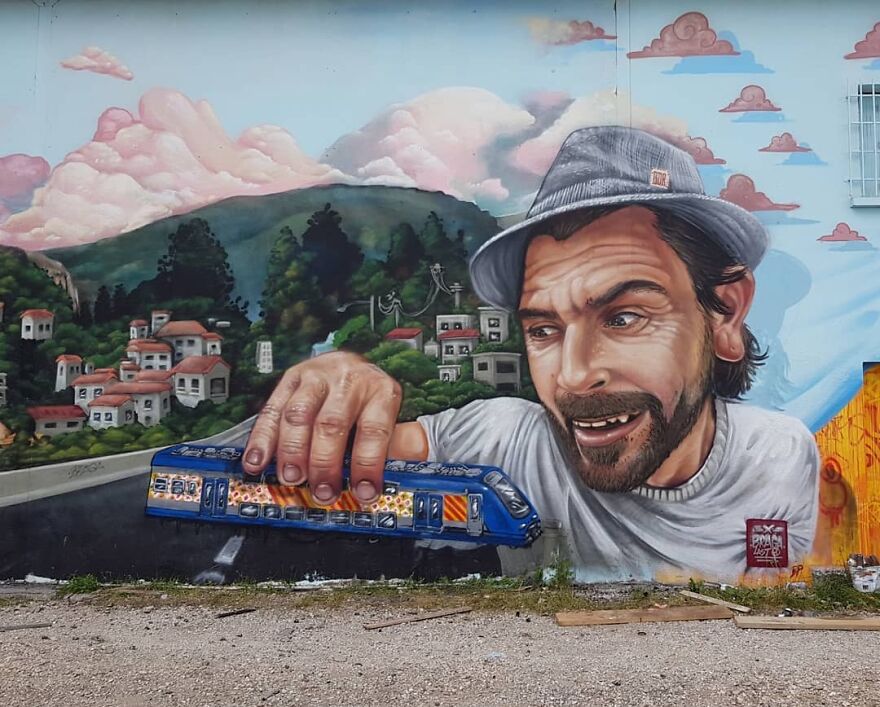 French Street Artist Occupies The Empty Spaces Of His City With His Amazing And Gigantic 3D Art (27 Pics)