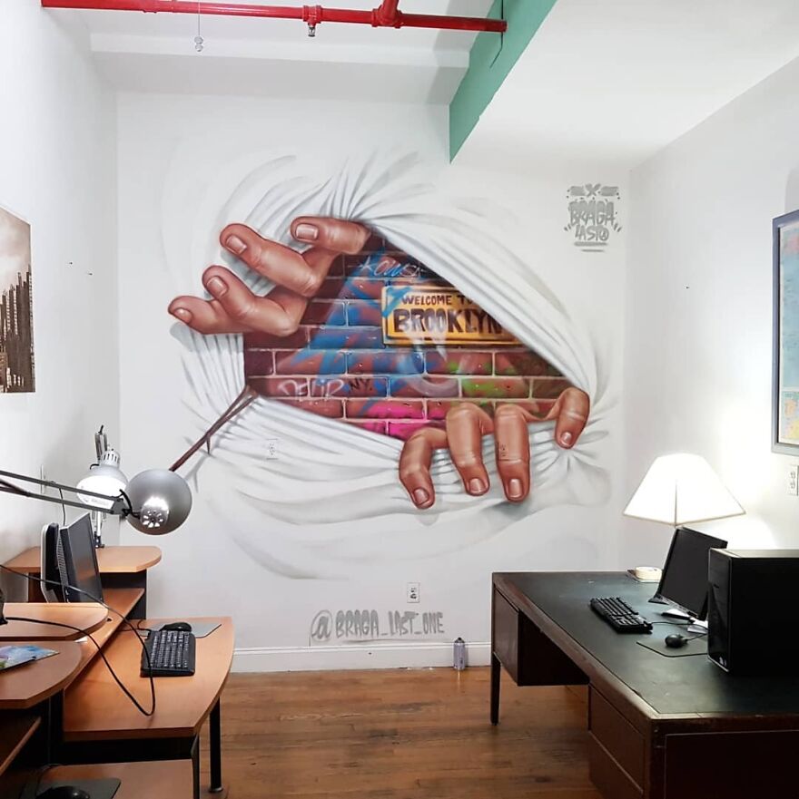 French Street Artist Occupies The Empty Spaces Of His City With His Amazing And Gigantic 3D Art (27 Pics)