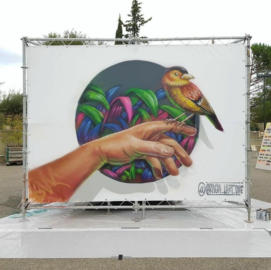 French Street Artist Occupies The Empty Spaces Of His City With His Amazing And Gigantic 3D Art (27 Pics)