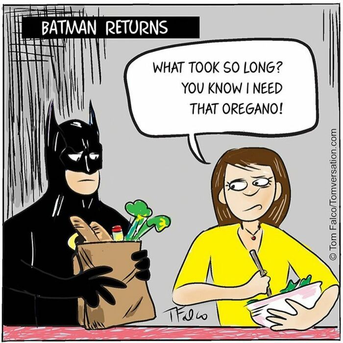 Funny Stories Told With Only One Panel By 'Tomversation'