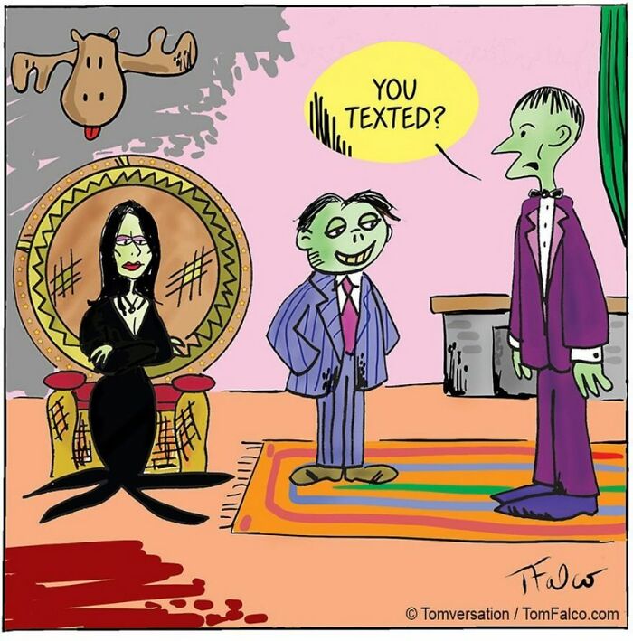 Funny Stories Told With Only One Panel By 'Tomversation'