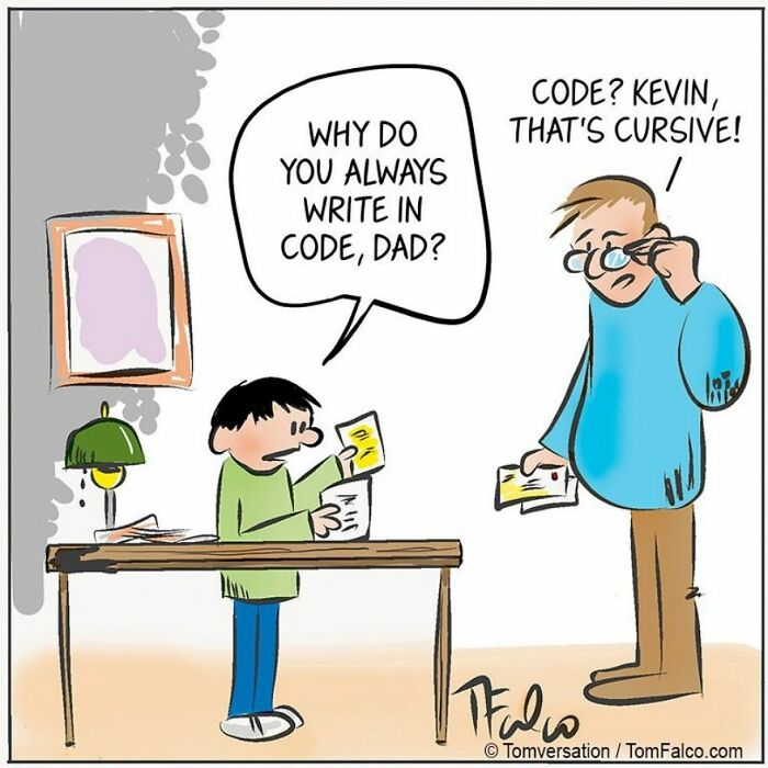 Funny Stories Told With Only One Panel By 'Tomversation'