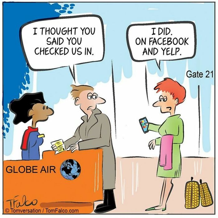 Funny Stories Told With Only One Panel By 'Tomversation'