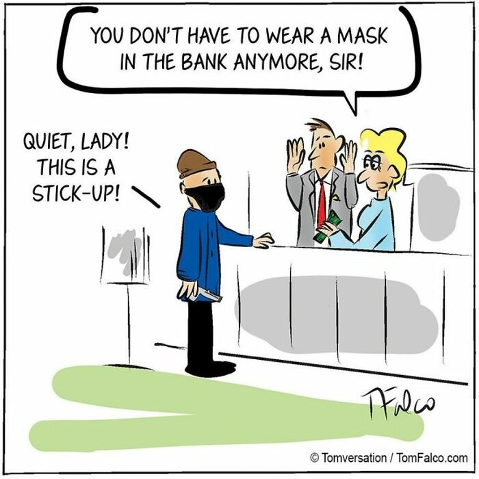 Funny Stories Told With Only One Panel By 'Tomversation'