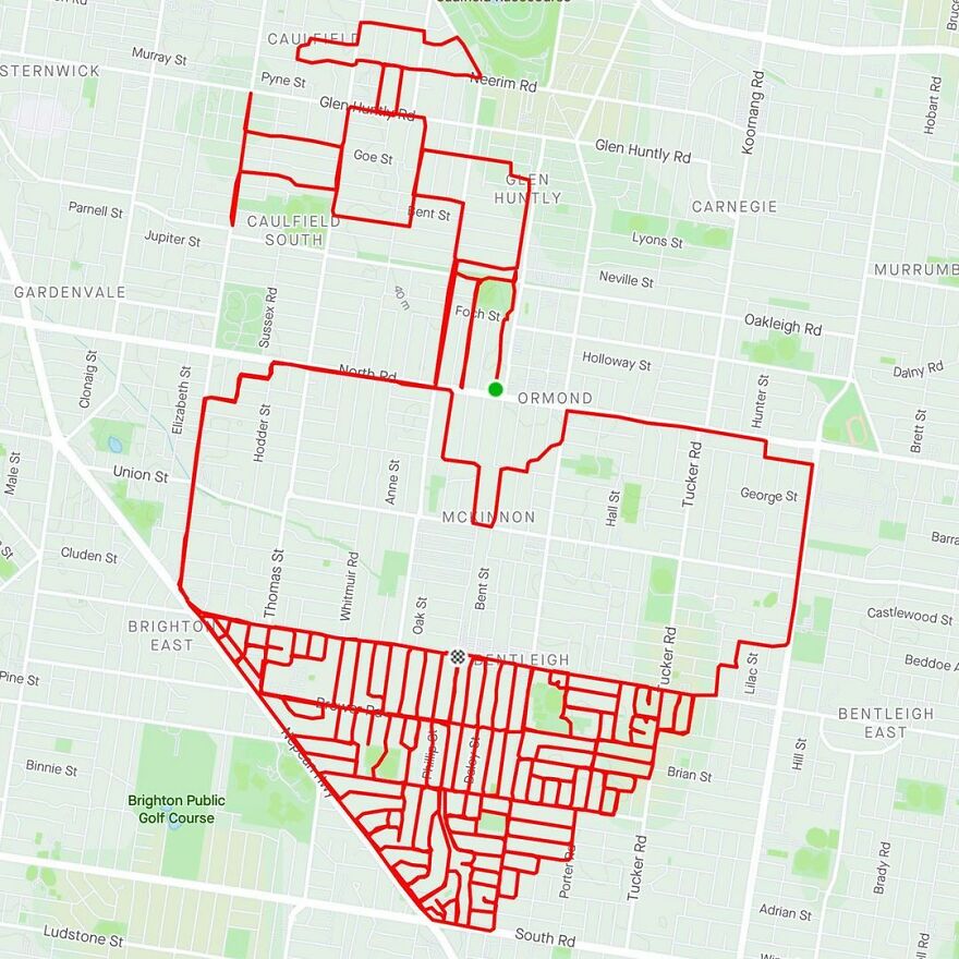 Graphic Designer Makes Ridiculously Awesome Strava Art