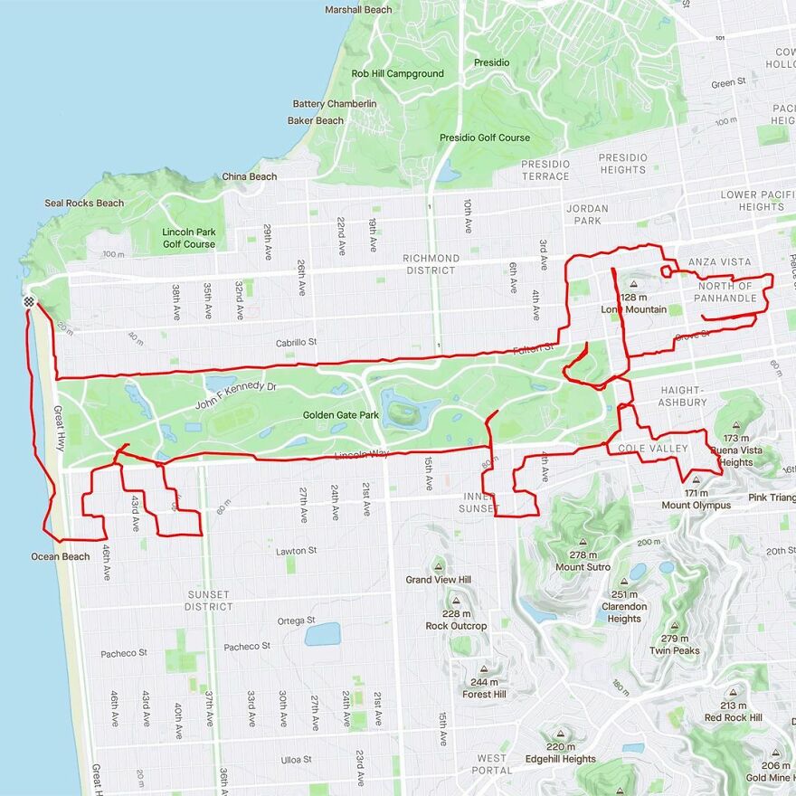 Graphic Designer Makes Ridiculously Awesome Strava Art