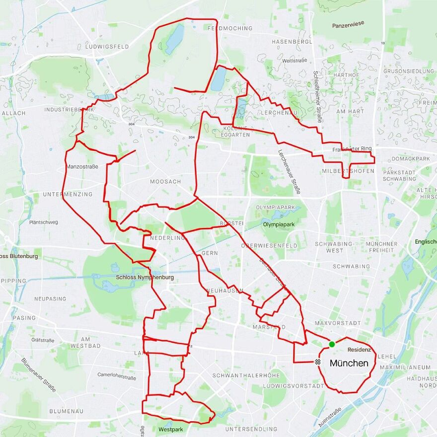 Graphic Designer Makes Ridiculously Awesome Strava Art