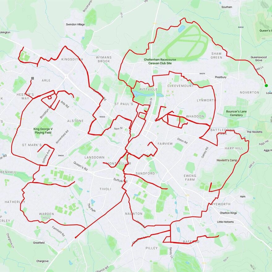 Graphic Designer Makes Ridiculously Awesome Strava Art