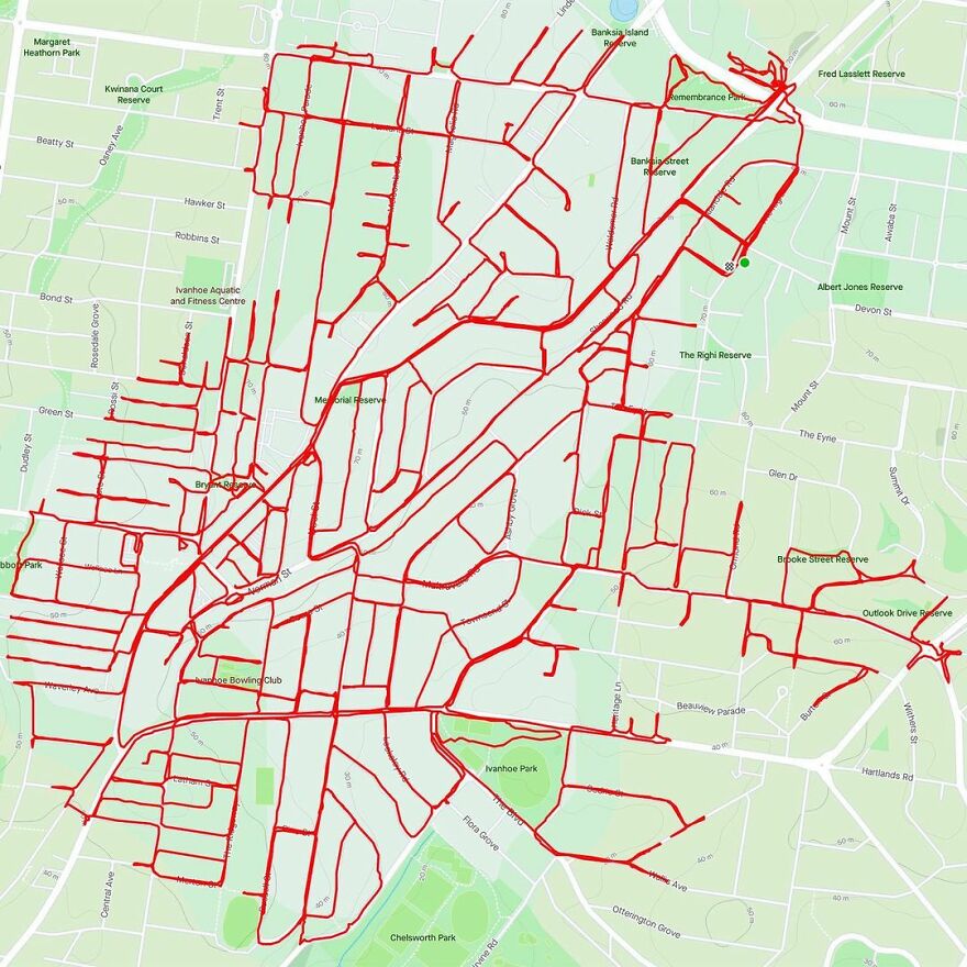 Graphic Designer Makes Ridiculously Awesome Strava Art