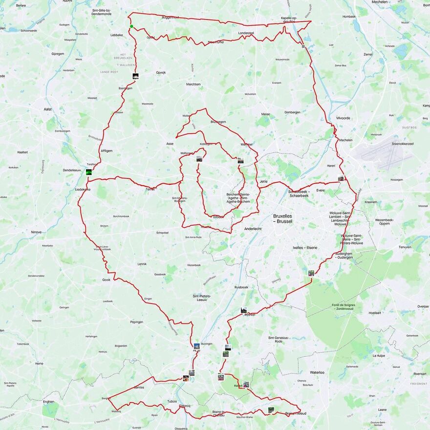 Graphic Designer Makes Ridiculously Awesome Strava Art