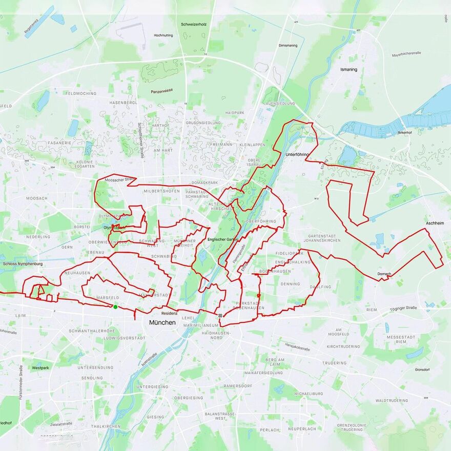 Graphic Designer Makes Ridiculously Awesome Strava Art