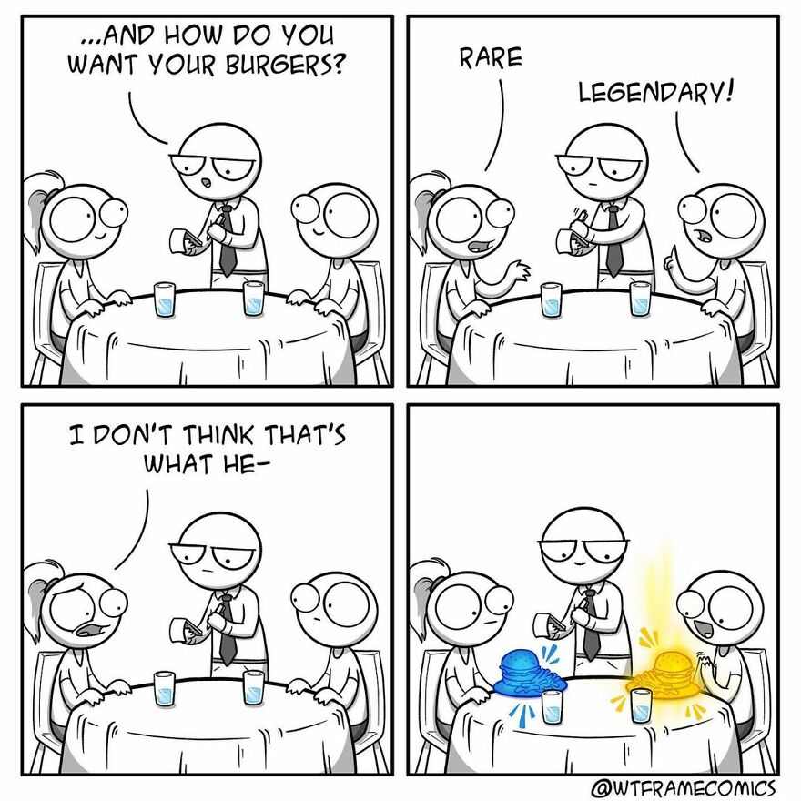 Hilarious Comics With Unexpected Endings By "What The Frame Comics"