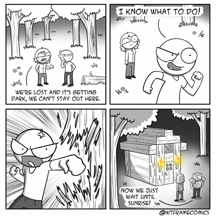 Hilarious Comics With Unexpected Endings By "What The Frame Comics"