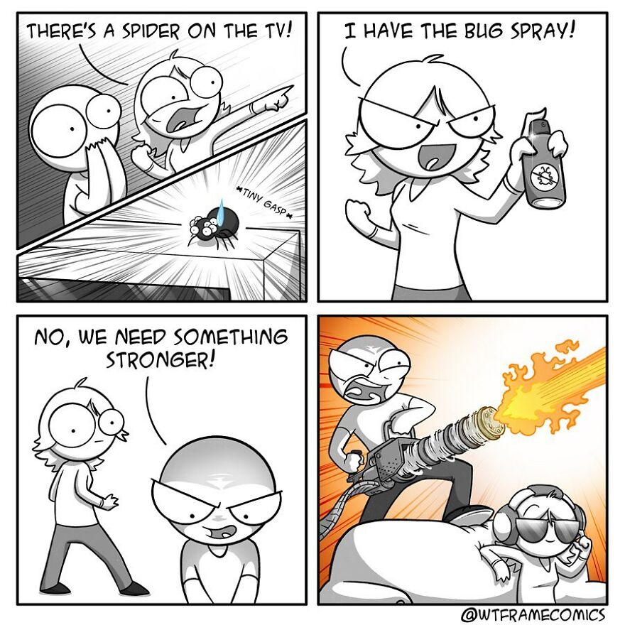 Hilarious Comics With Unexpected Endings By "What The Frame Comics"