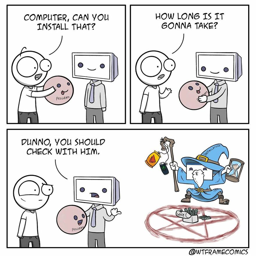 Hilarious Comics With Unexpected Endings By "What The Frame Comics"