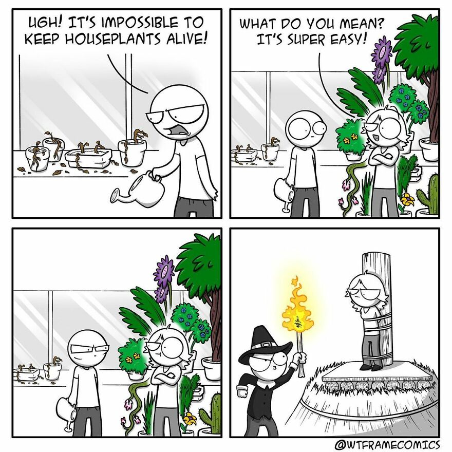 Hilarious Comics With Unexpected Endings By "What The Frame Comics"