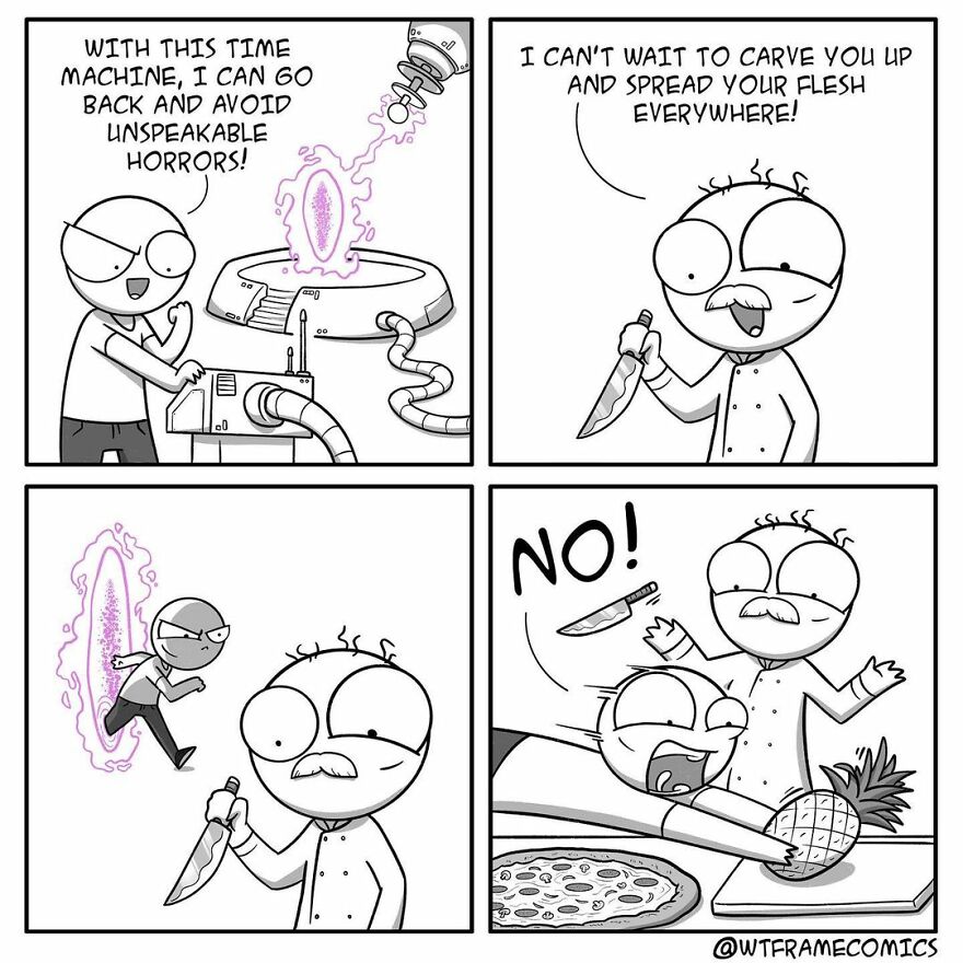 Hilarious Comics With Unexpected Endings By "What The Frame Comics"