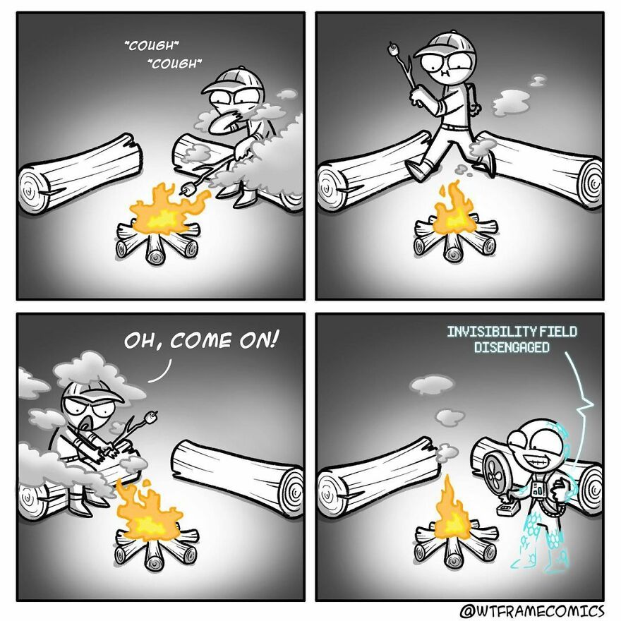 Hilarious Comics With Unexpected Endings By "What The Frame Comics"