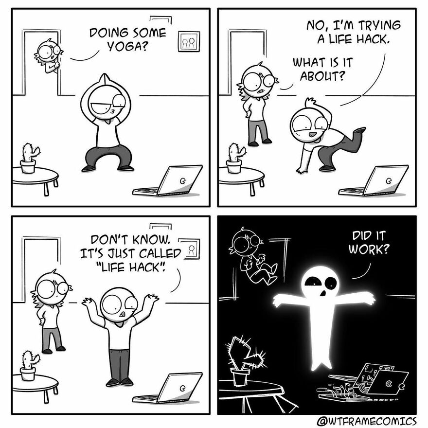 Hilarious Comics With Unexpected Endings By "What The Frame Comics"