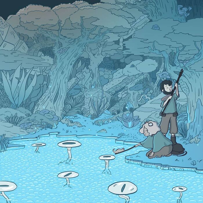 I Made A Peaceful Fantasy World Where I Have Adventures With My Friend (44 Pics)