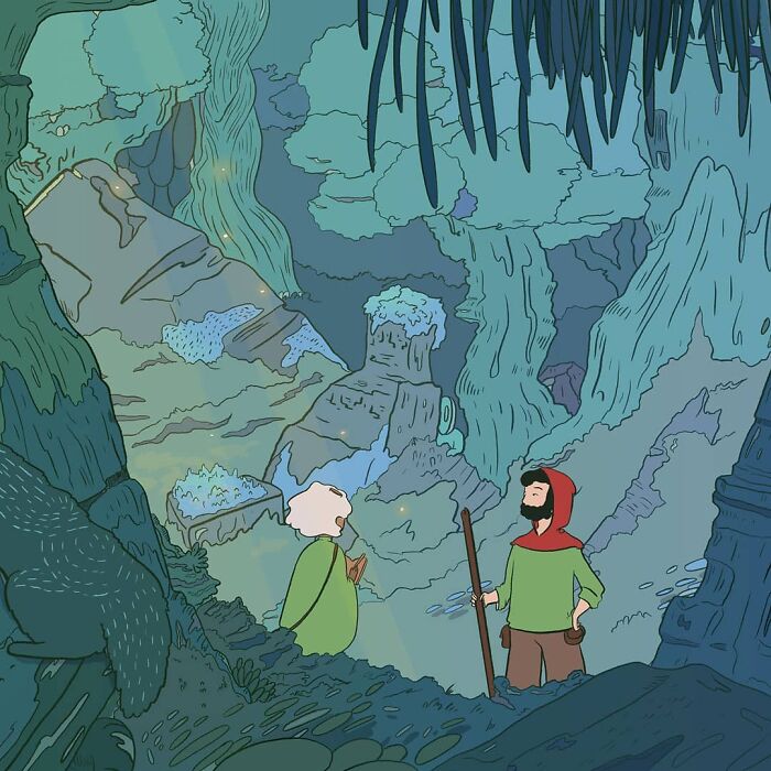 I Made A Peaceful Fantasy World Where I Have Adventures With My Friend (44 Pics)