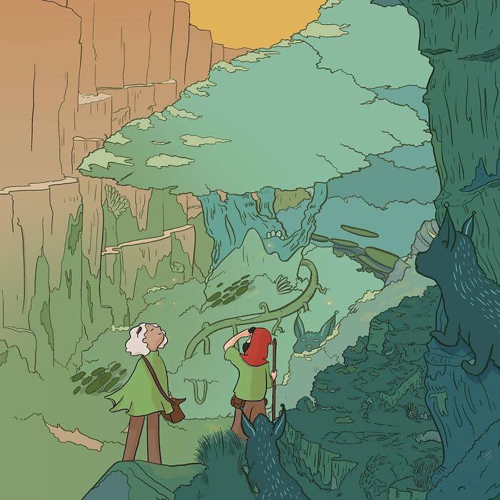 I Made A Peaceful Fantasy World Where I Have Adventures With My Friend (44 Pics)