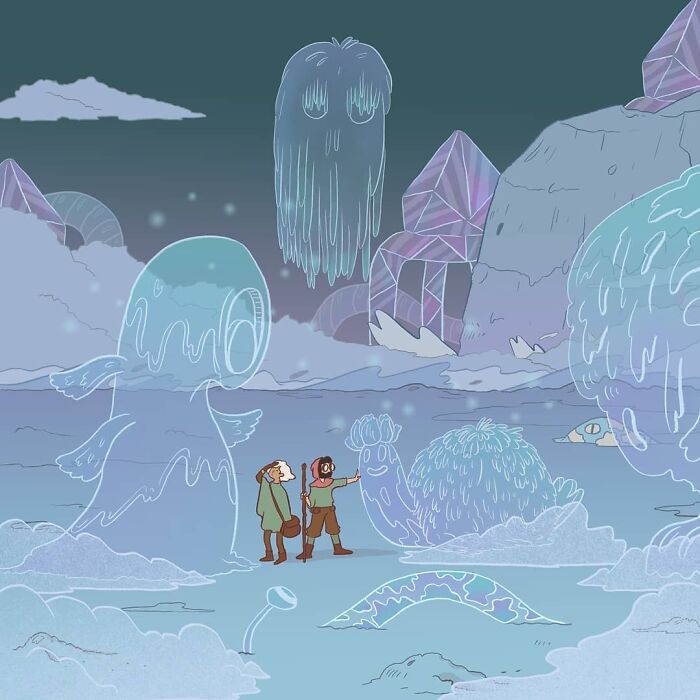 I Made A Peaceful Fantasy World Where I Have Adventures With My Friend (44 Pics)