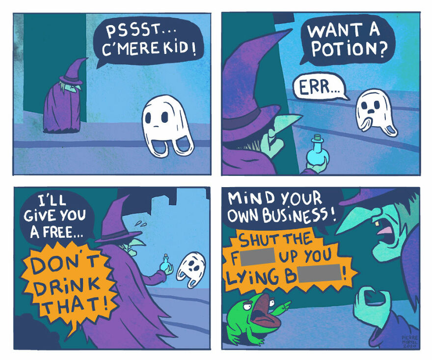 For Halloween, I Drew These Comics On Life In The Spooky District With Exclusive Bonus Panels