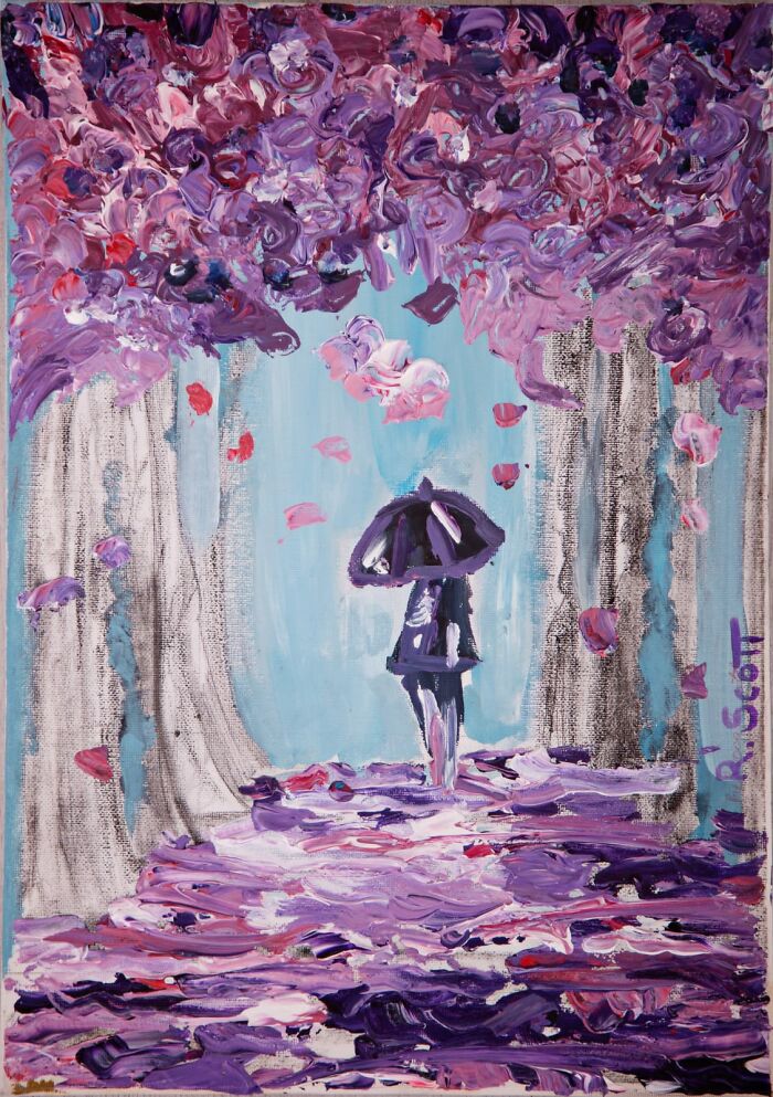 My Daughter Painted This During The Year, And Actually Ended Up Selling It.