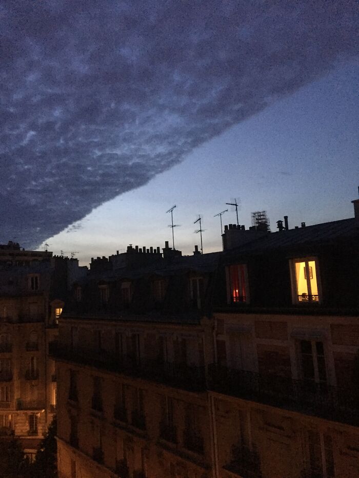 Paris In August. I Believe This Is Caused By A Wind Shear?