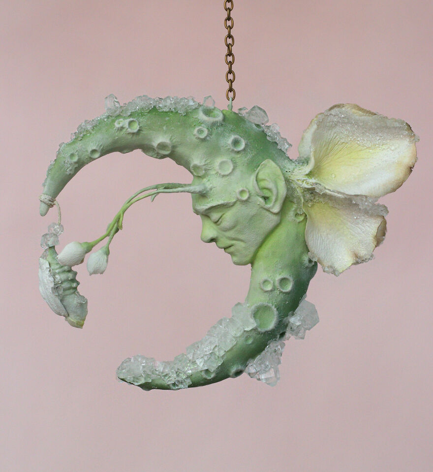 Artist Grows Crystals On Her Dreamy Sculptures