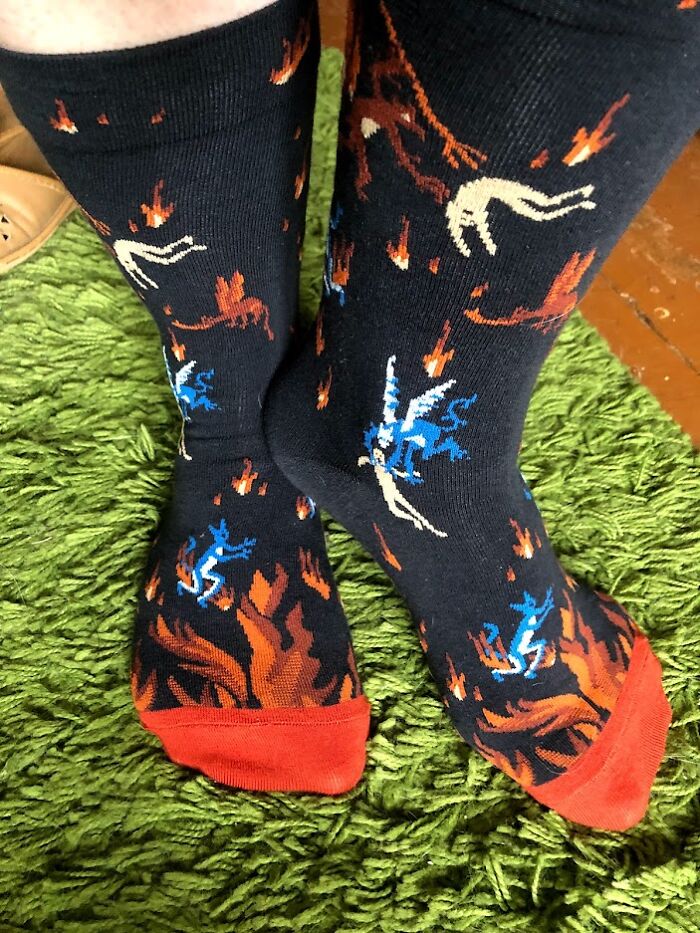This Is Fine Socks