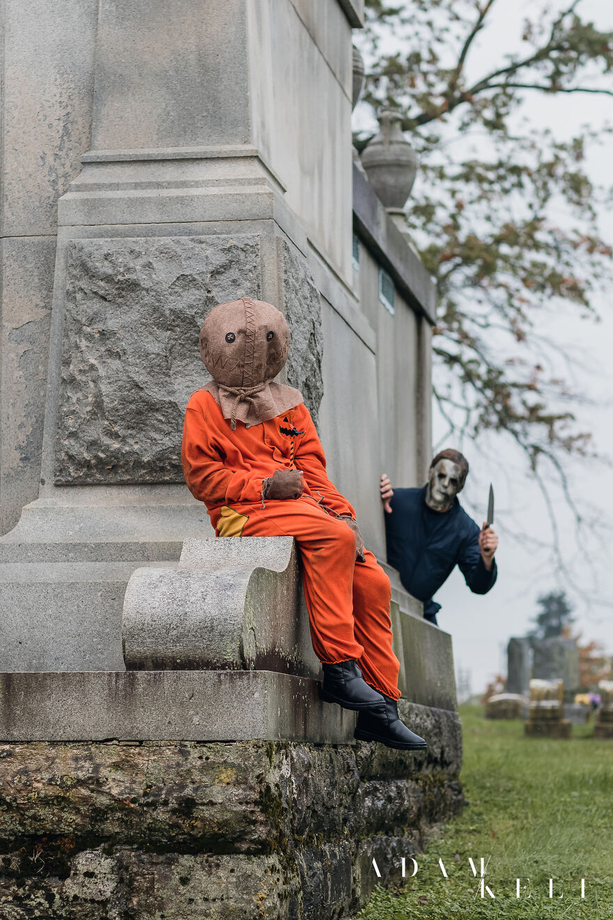 Fun Halloween Adventures With Michael Myers & Sam