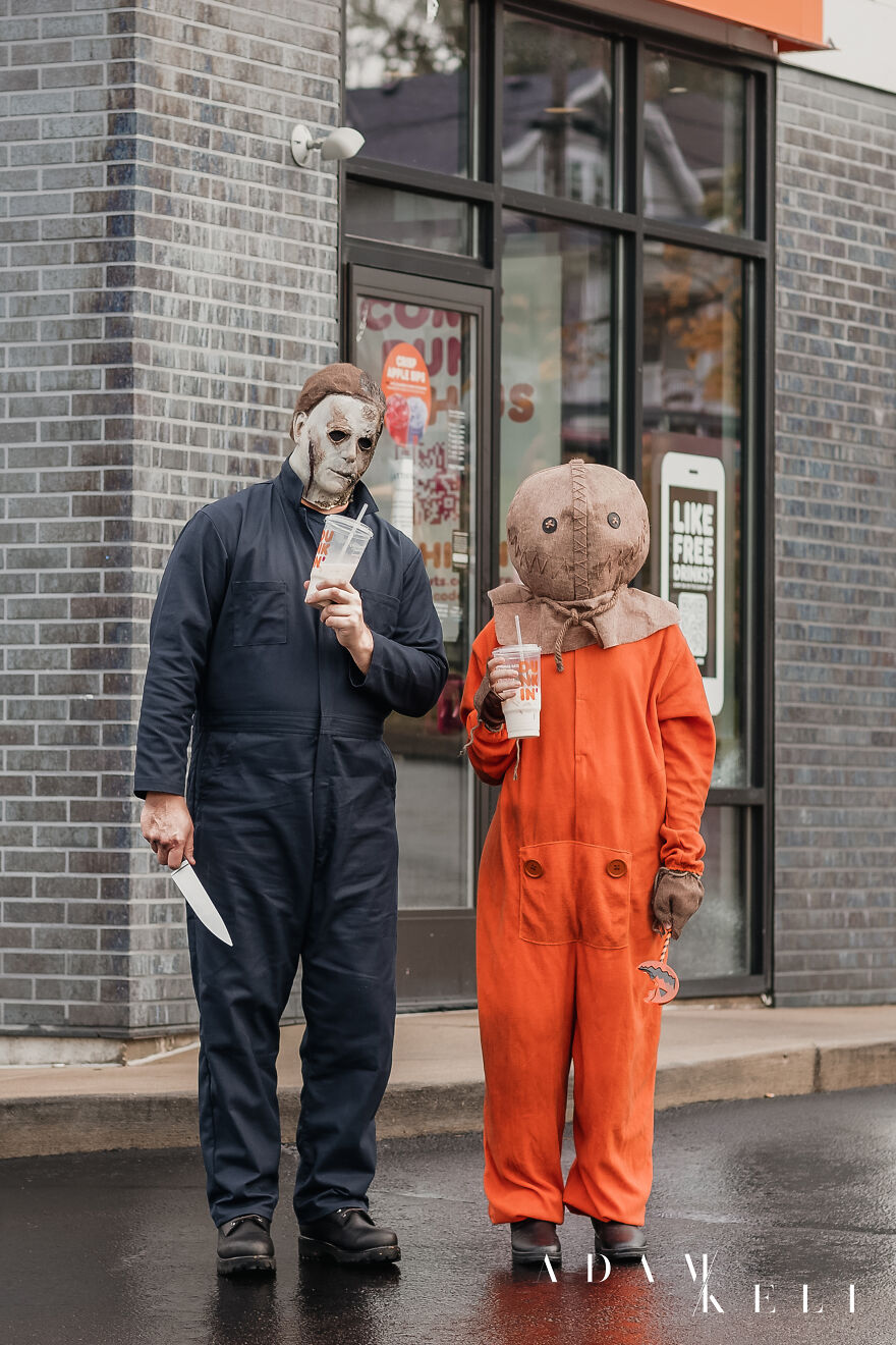 Fun Halloween Adventures With Michael Myers & Sam