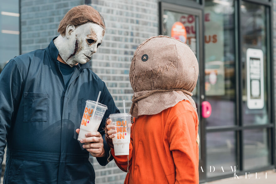 Fun Halloween Adventures With Michael Myers & Sam