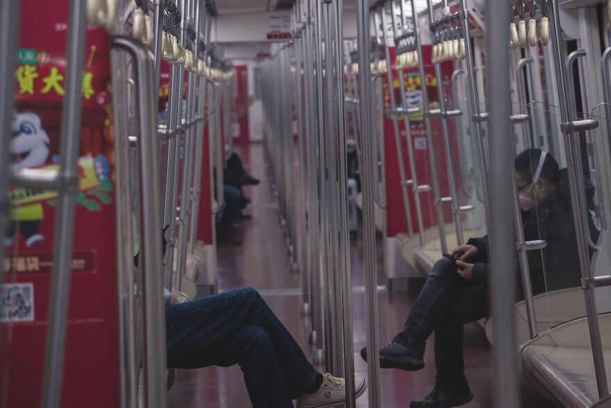 Spoilt For Choice. On A Normal Day You Have To Squeeze In And Hope That All Your Extremities Are Clear Of The Closing Doors