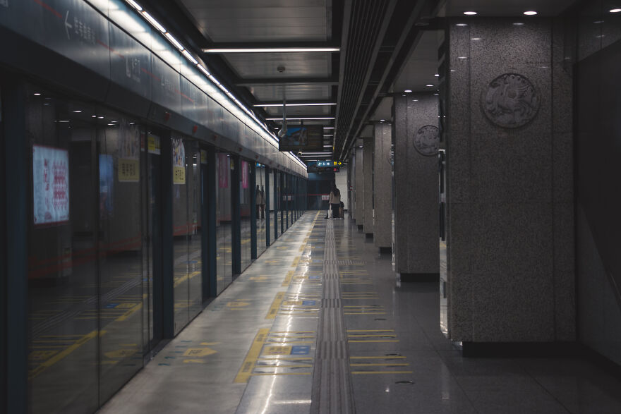 Never Imagined The Subway Being Quiet Enough To Hear My Own Steps