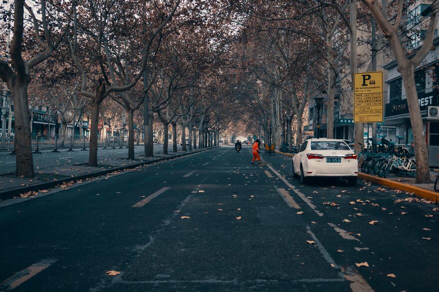 One Of Many Streets Usually Packed With Traffic