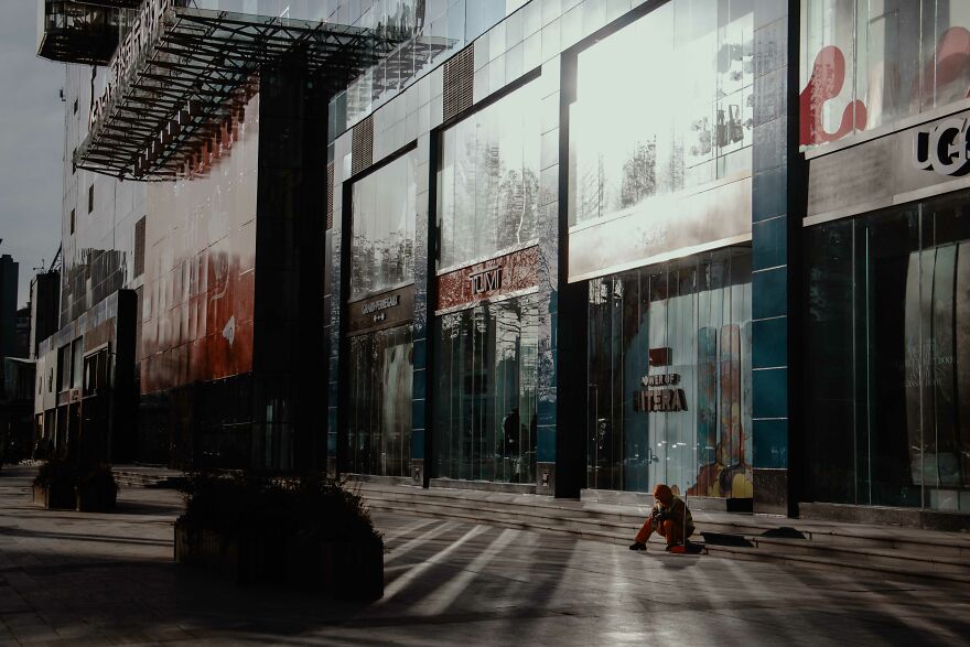 A Cleaner With Nothing To Do After He Cleaned The Day Before