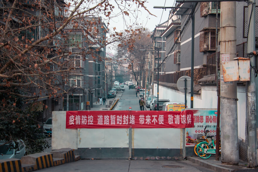 Walls Put Up To Block Entry/Exit To Communities/Complexes