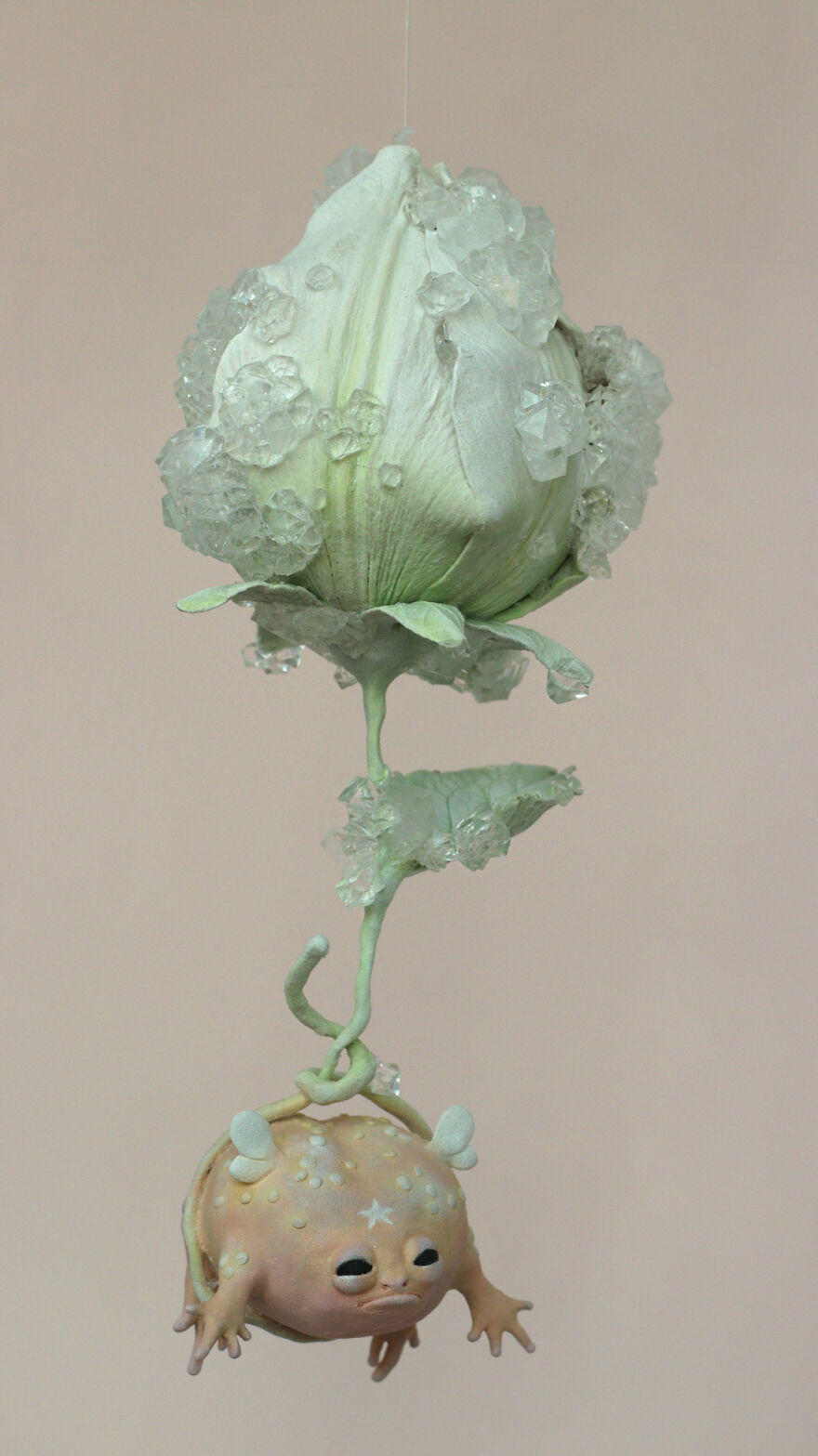 Artist Grows Crystals On Her Dreamy Sculptures