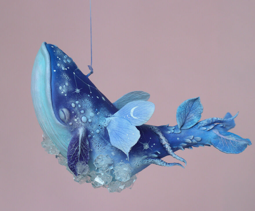 Artist Grows Crystals On Her Dreamy Sculptures