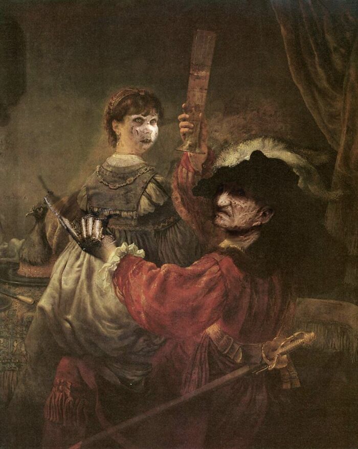 In Honor Of Halloween, Digital Artists "Terrorize" Their Skills In Classic Paintings