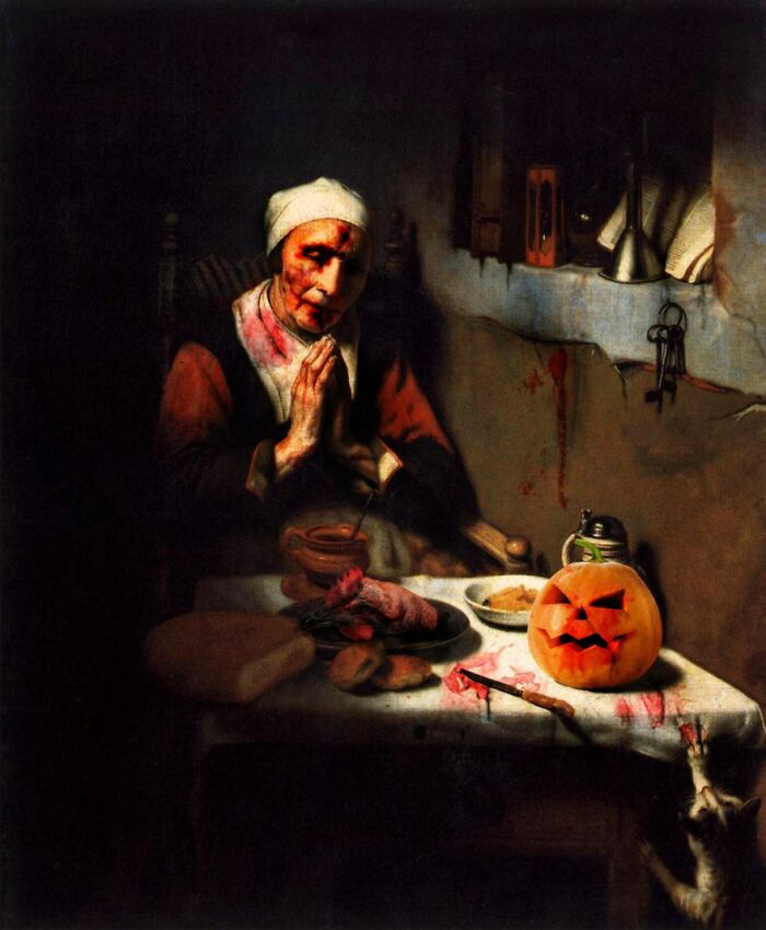 In Honor Of Halloween, Digital Artists "Terrorize" Their Skills In Classic Paintings