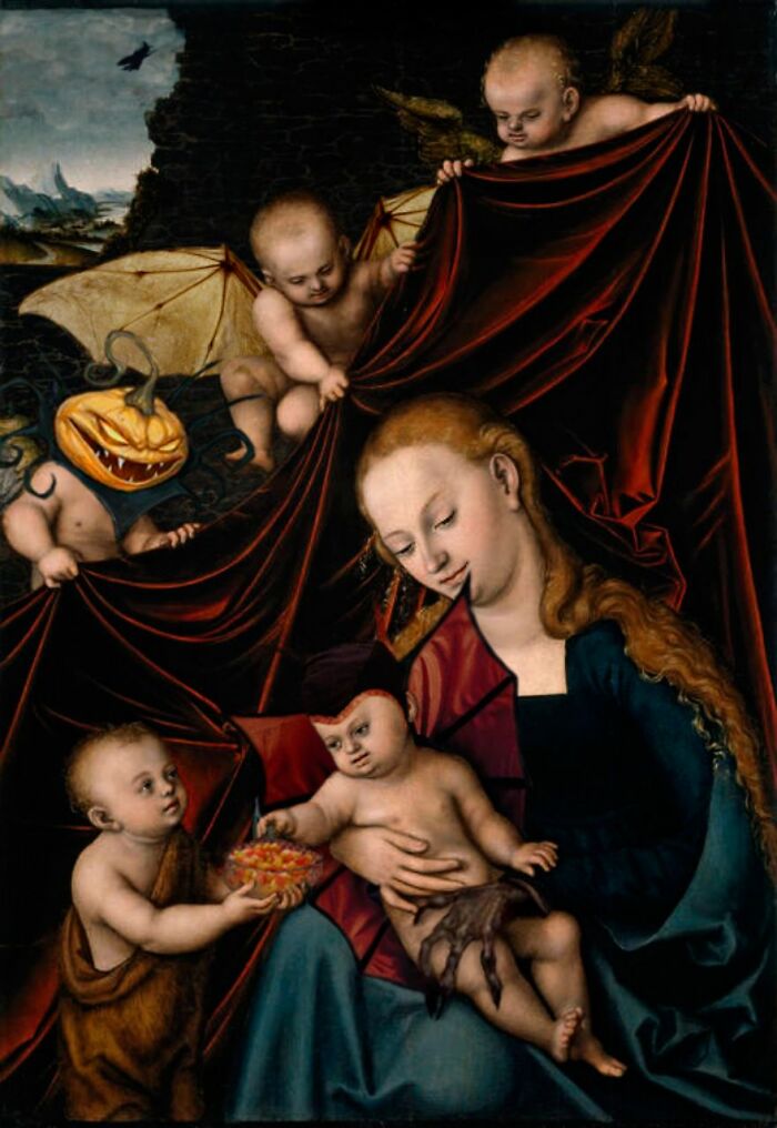 In Honor Of Halloween, Digital Artists "Terrorize" Their Skills In Classic Paintings