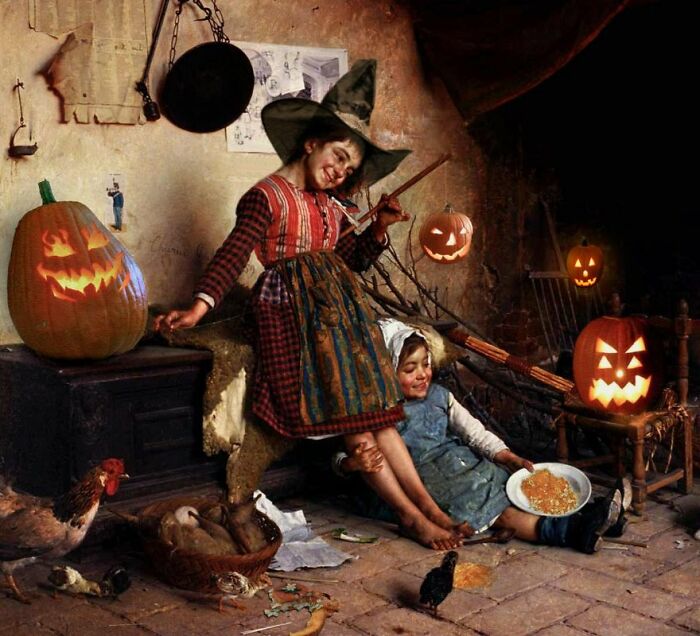 In Honor Of Halloween, Digital Artists "Terrorize" Their Skills In Classic Paintings
