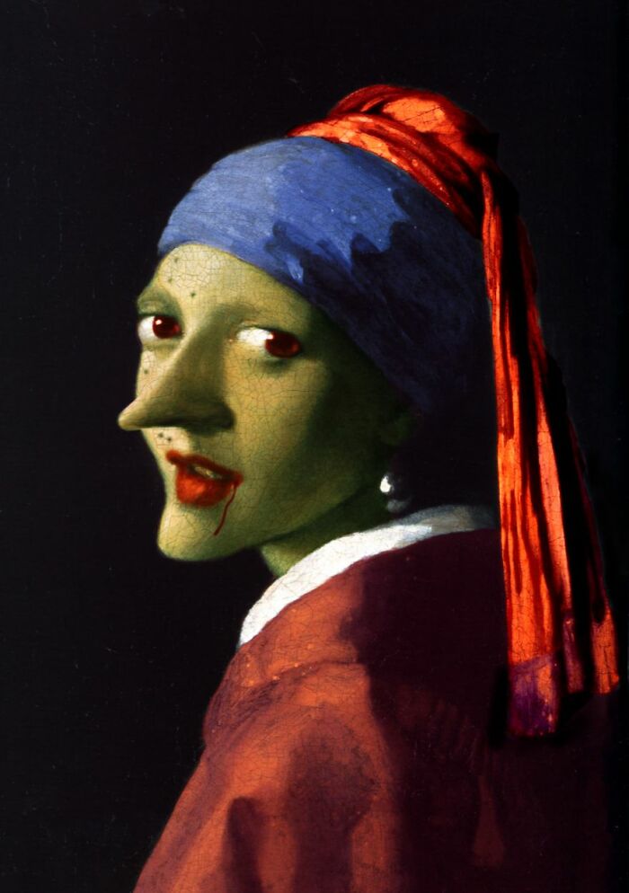 In Honor Of Halloween, Digital Artists "Terrorize" Their Skills In Classic Paintings