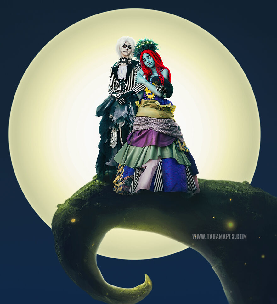 I Created A Halloween Town And Props To Shoot This Nightmare Before Christmas Set