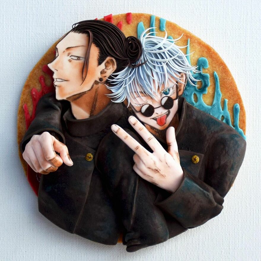 Japanese Artist Transforms Decorated Cookies Into Works Of Art That Seem To Want To Jump Out Of Place (53 Pics)